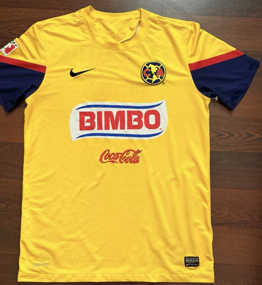 Super Rate Find 2013 Club America Rare Vintage- Nike Authentic Jersey Medium